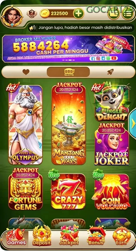 Cuplikan layar H03 — aktivitas