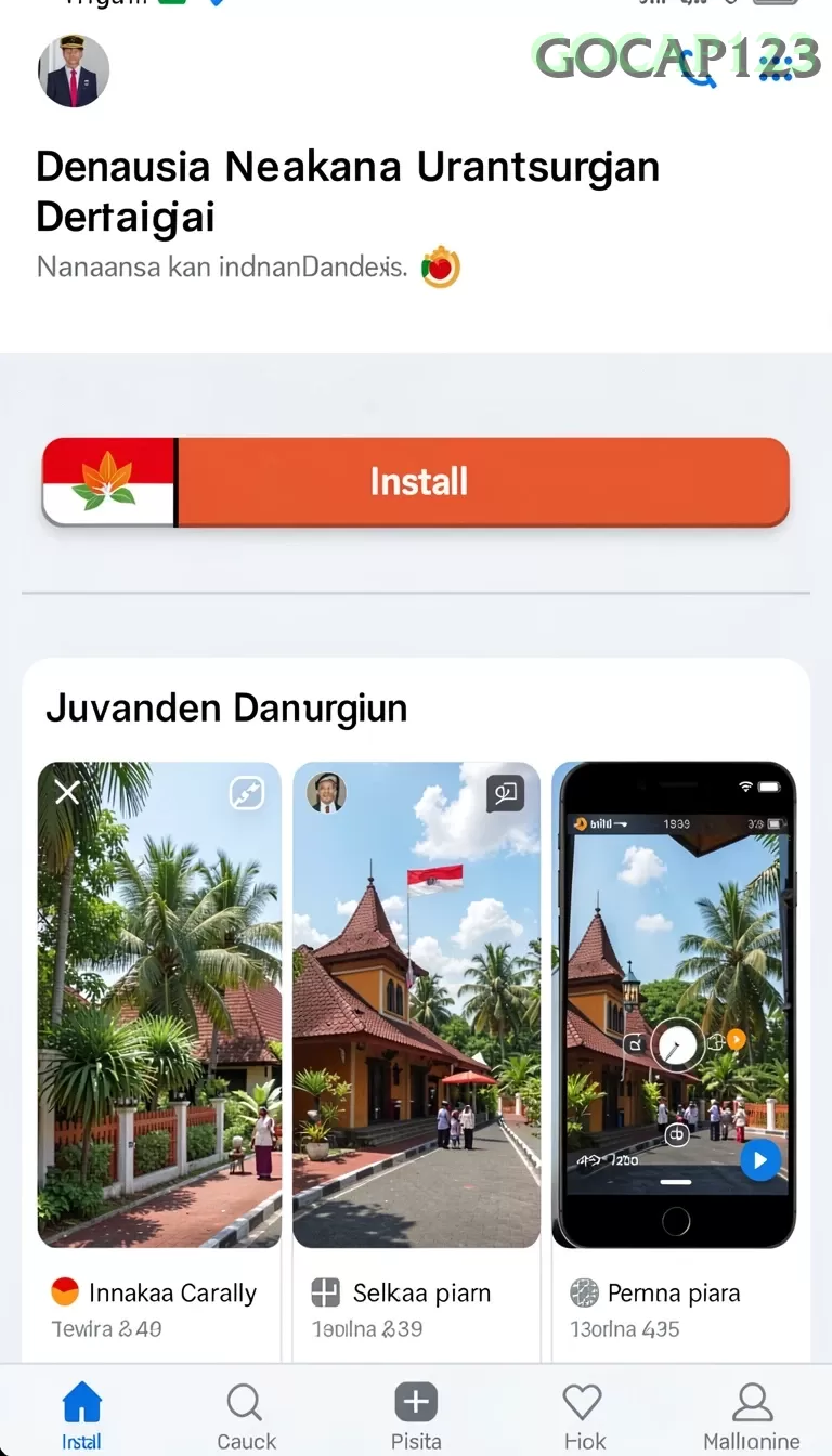 Cuplikan layar H03 — halaman utama